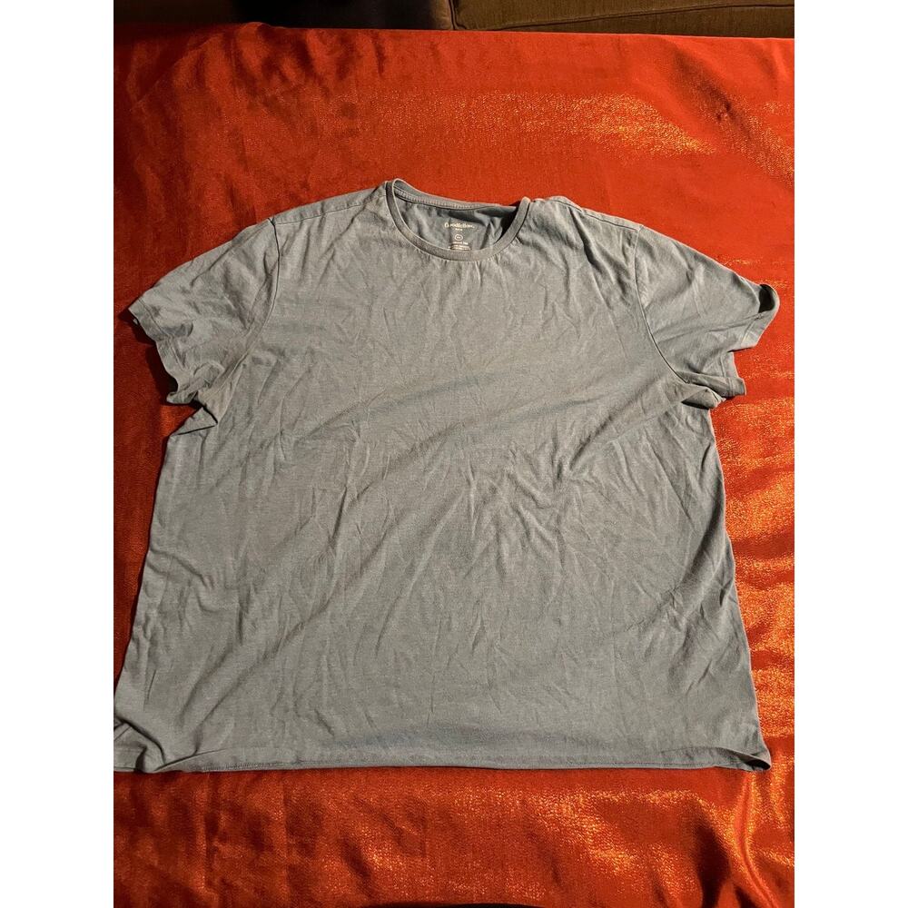 Goodfellow & Co Shirt Mens XXL Lyndale Tee Short Sleeve Heather Blue Casual